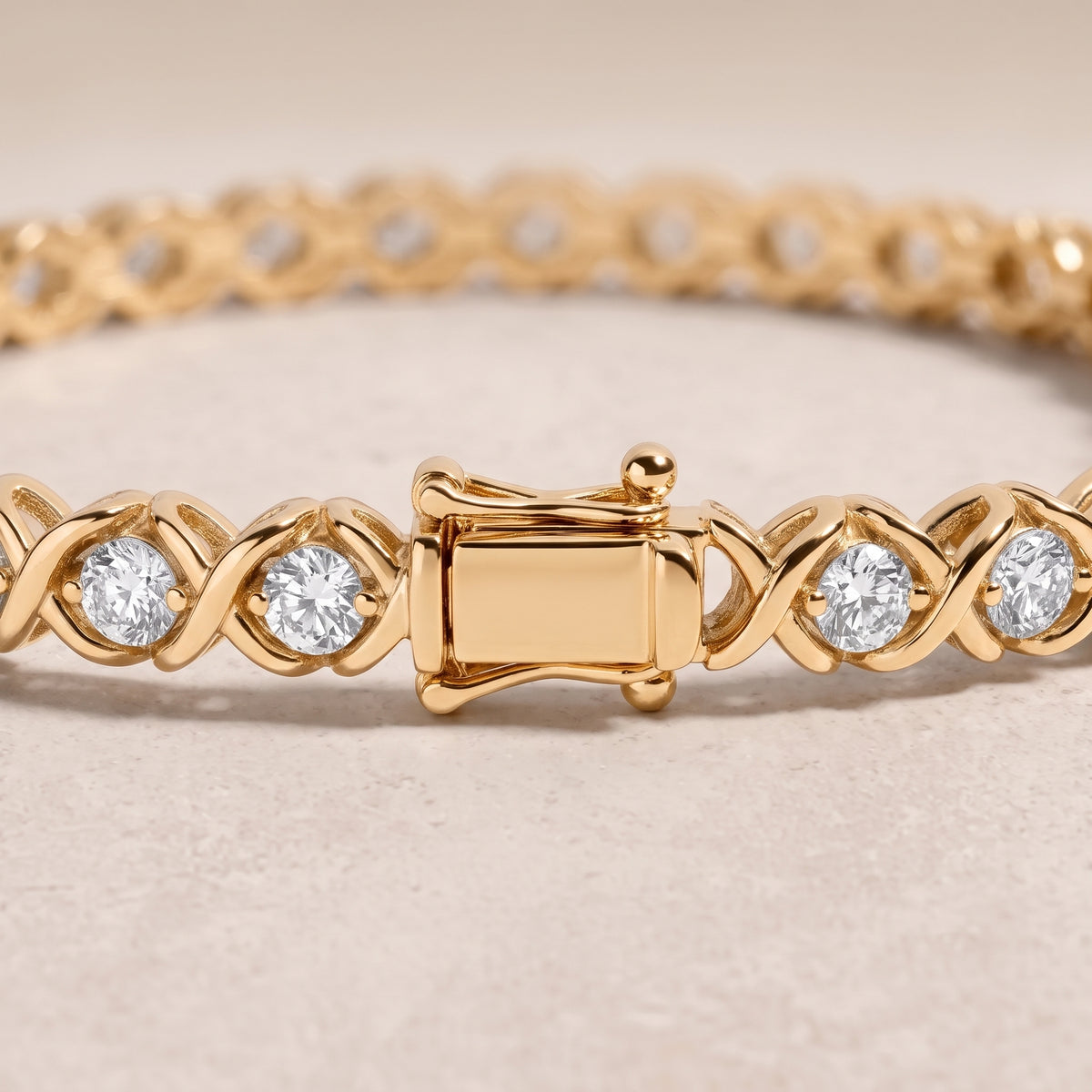 18k Gold Diamond Basia Bracelet