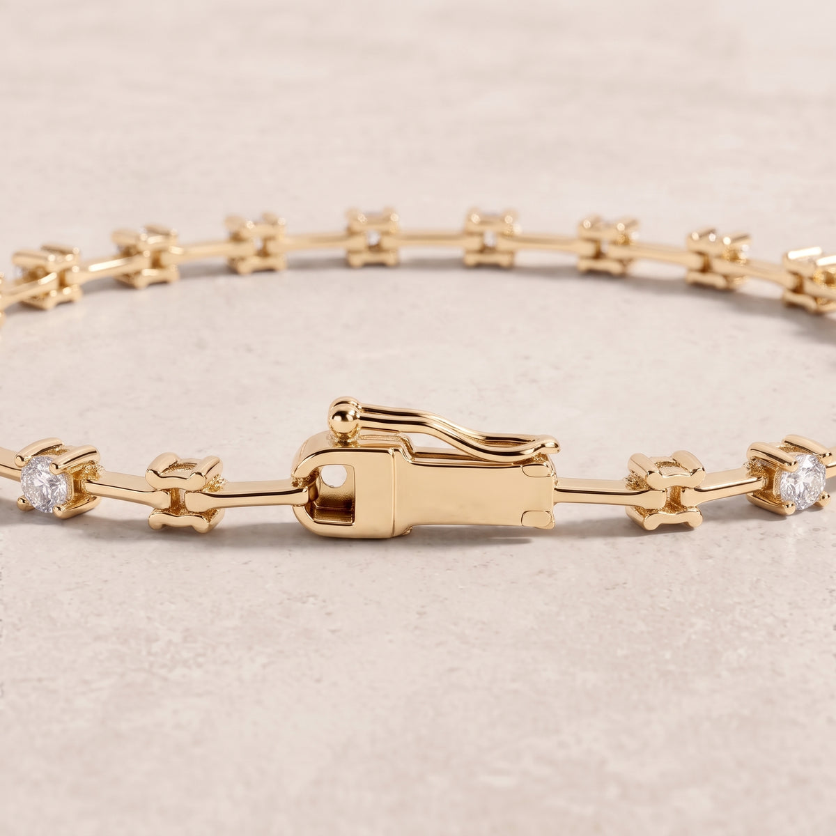 18k Gold Diamond Meridian Bracelet