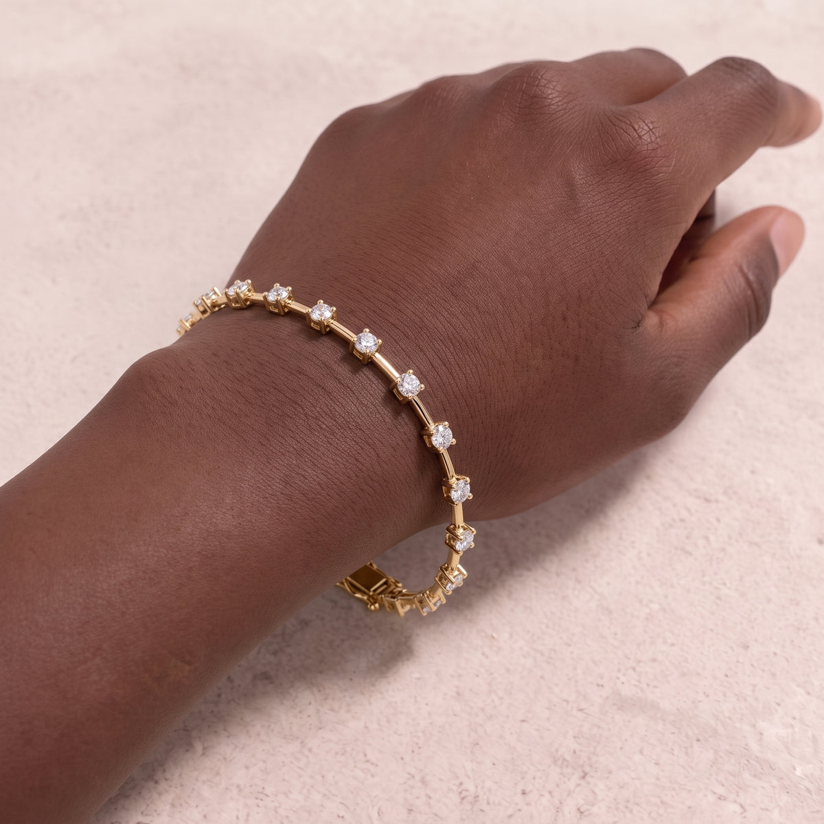 18k Gold Diamond Meridian Bracelet